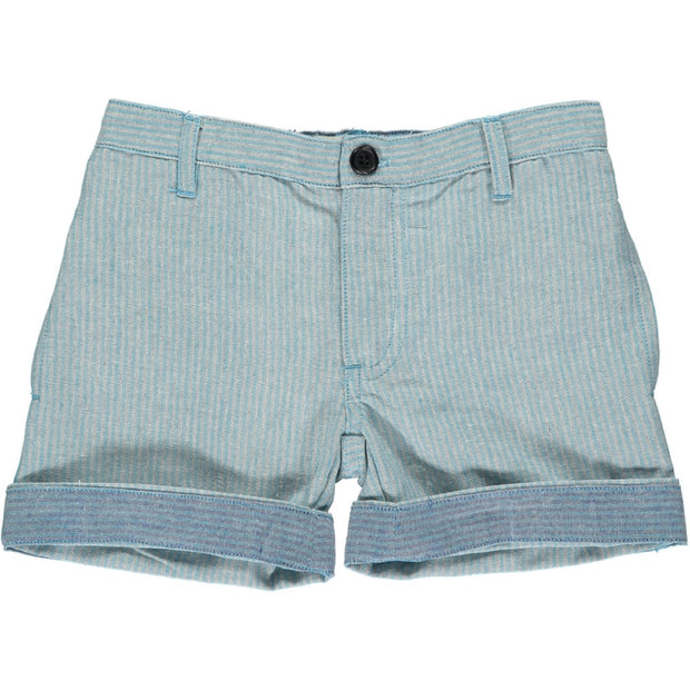 Blue/Grey Stripe Shorts