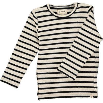 ME & HENRY Cream/Black Stripe Sweater
