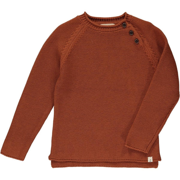 ME & HENRY Rust Cotton Sweater