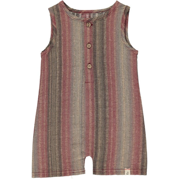 Me & Henry Brown Woven Playsuit