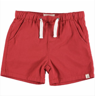 Red Twill Shorts